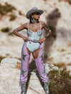 Crystal Cowgirl Rave Bodysuit, Festival Diamond Playsuit, White Bridal Bodysuit, Futuristic Space Cowboy Cowgirl Costume, Burner Girl Outfit