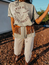 Bohemian Western Wild West Texas Tee Dress