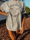 Bohemian Western Wild West Texas Tee Dress