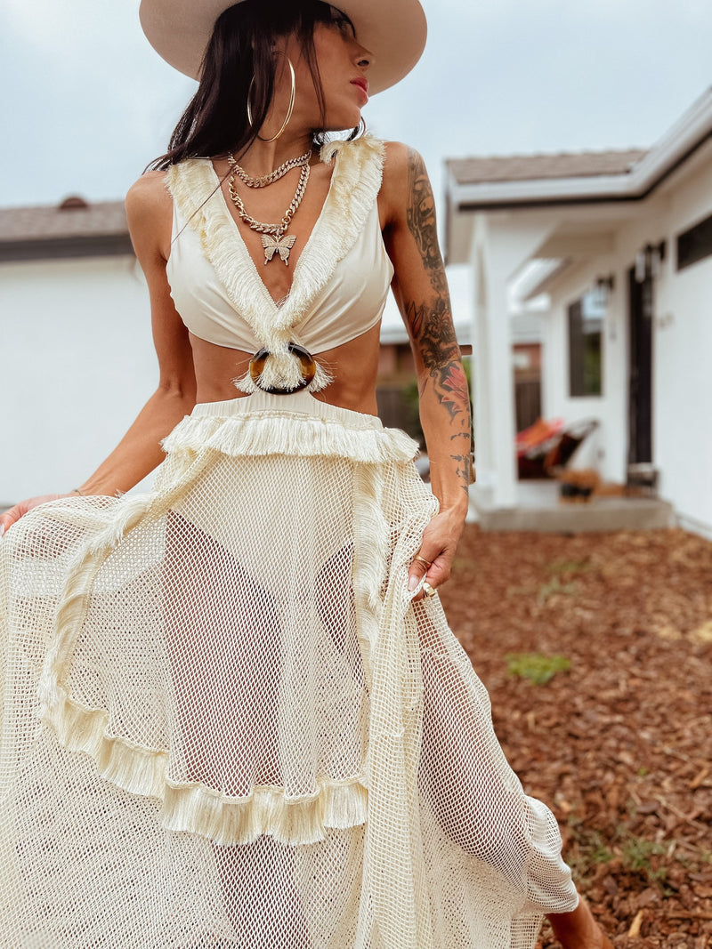 Boho Bridal Cutout Bohemian Wedding Dress – Gypsy Tale