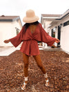 100% Cotton Gauze Kimono Romper