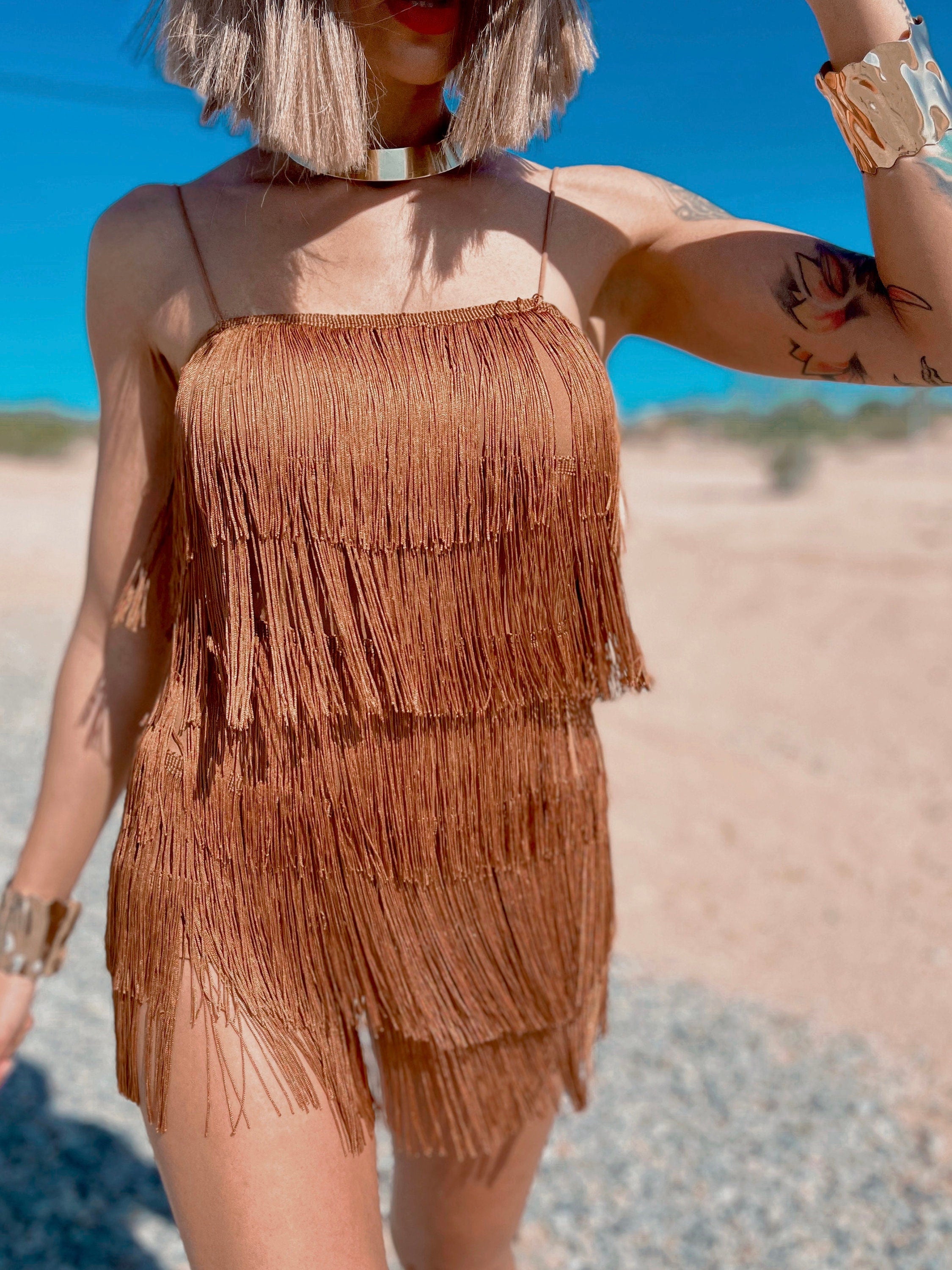 Sequin Fringe Rave Bodysuit – Gypsy Tale
